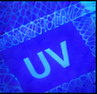 UV fluorescent effect
